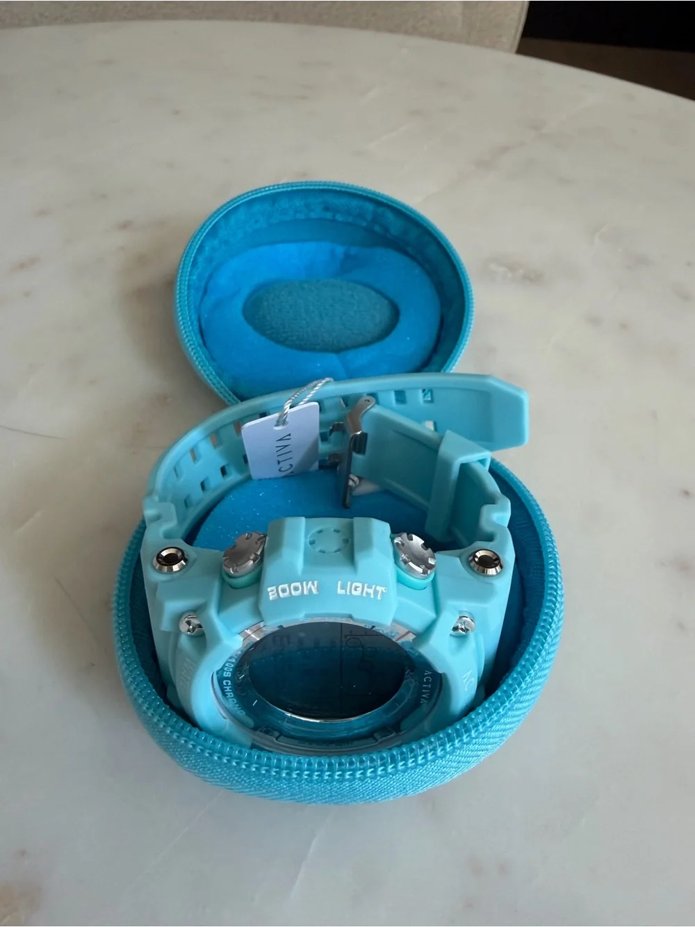 NWT Invicta x Activa Light Blue Watch with Carrying Case